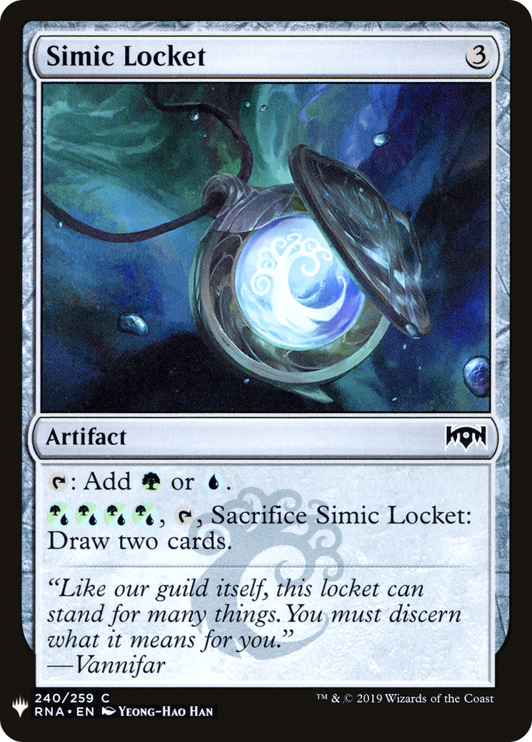 Simic Locket [PLST-RNA-240]