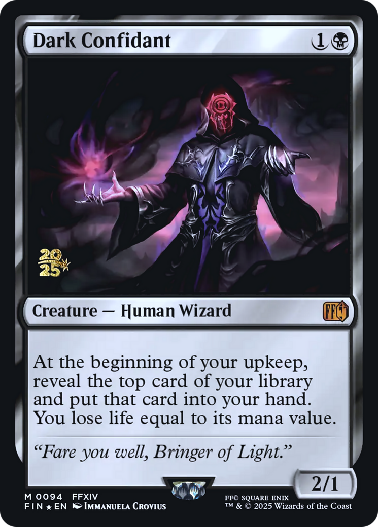 Dark Confidant - Prerelease Promo [PFIN-94s]