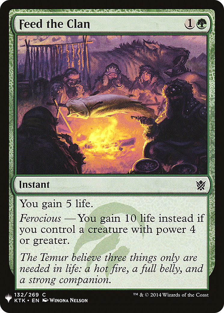 Feed the Clan [PLST-KTK-132]