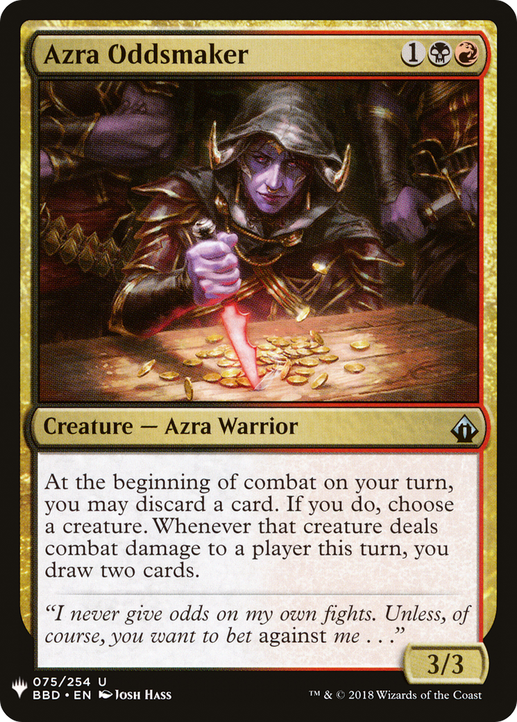 Azra Oddsmaker [PLST-BBD-75]