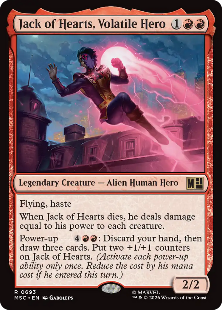Jack of Hearts, Volatile Hero [MSC-693]