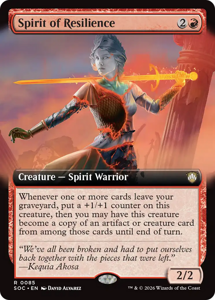 Spirit of Resilience - Extended Art [SOC-85]