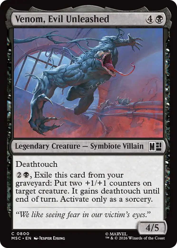Venom, Evil Unleashed [MSC-800]