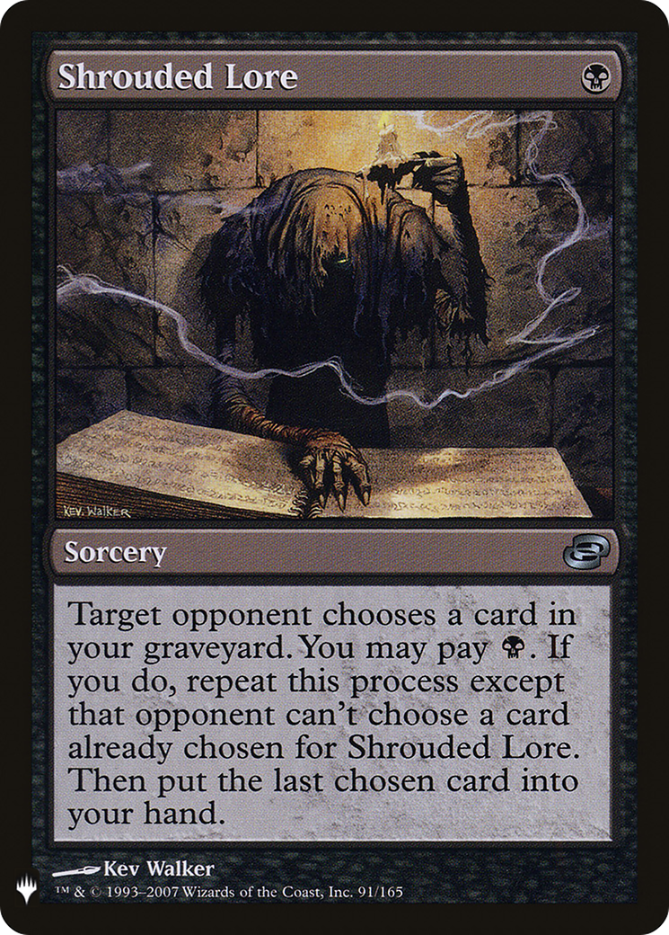Shrouded Lore [PLST-PLC-91]