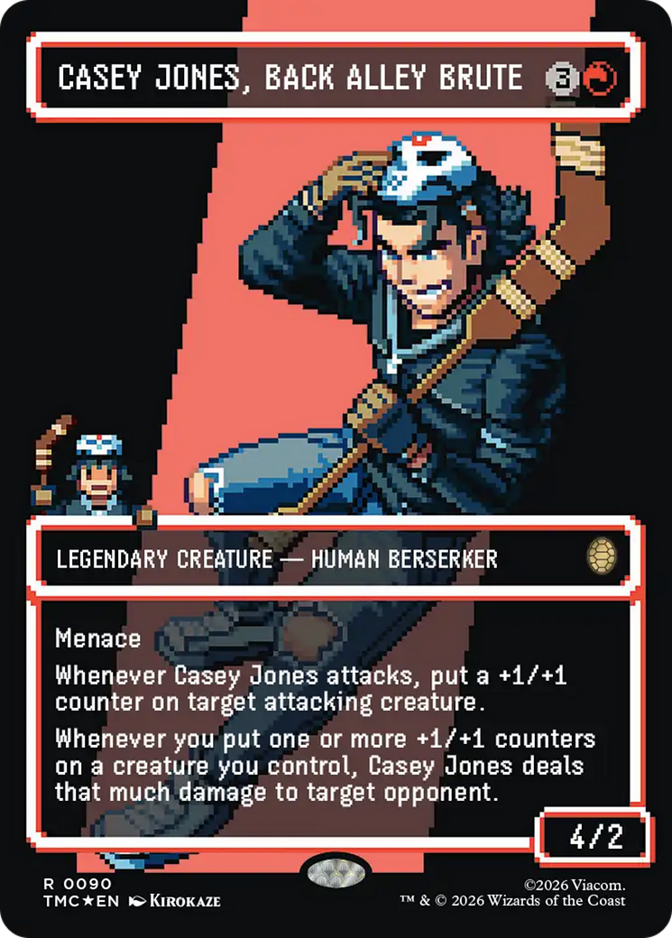Casey Jones, Back Alley Brute - Borderless - Full Art [TMC-90]