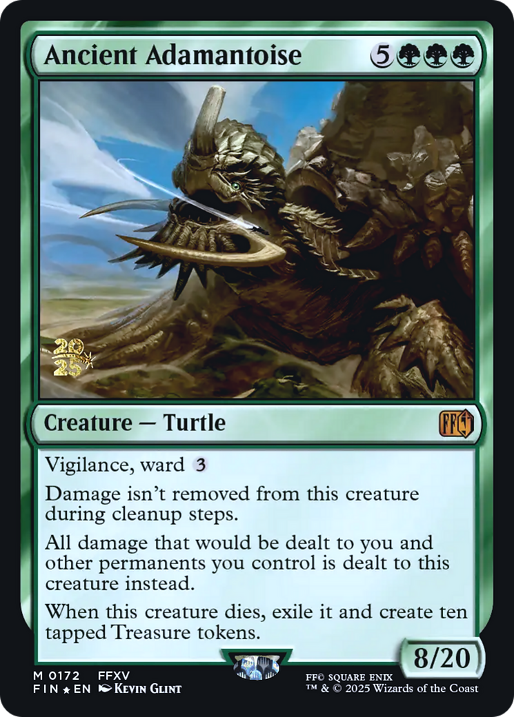 Ancient Adamantoise - Prerelease Promo [PFIN-172s]