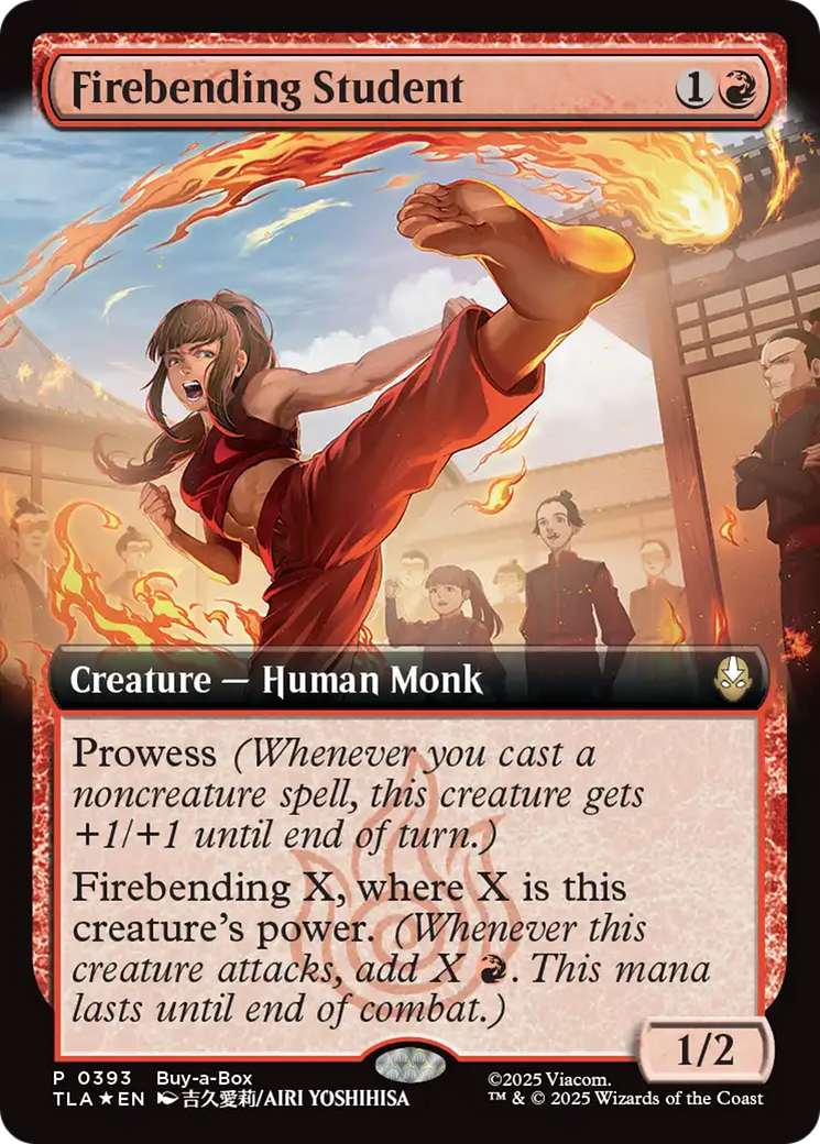 Firebending Student - Extended Art - Buy-a-Box Promo [TLA-393]