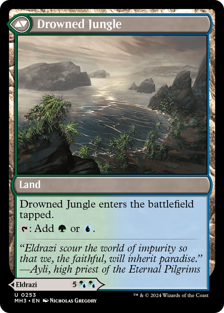 Drowner of Truth // Drowned Jungle [MH3-253]