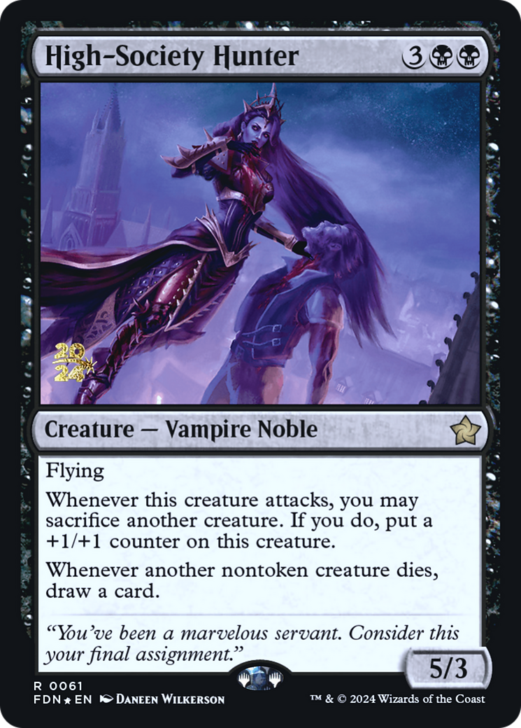 High-Society Hunter - Prerelease Promo [PFDN-61s]