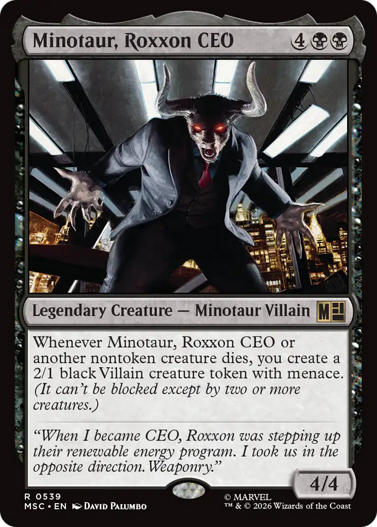 Minotaur, Roxxon CEO [MSC-539]