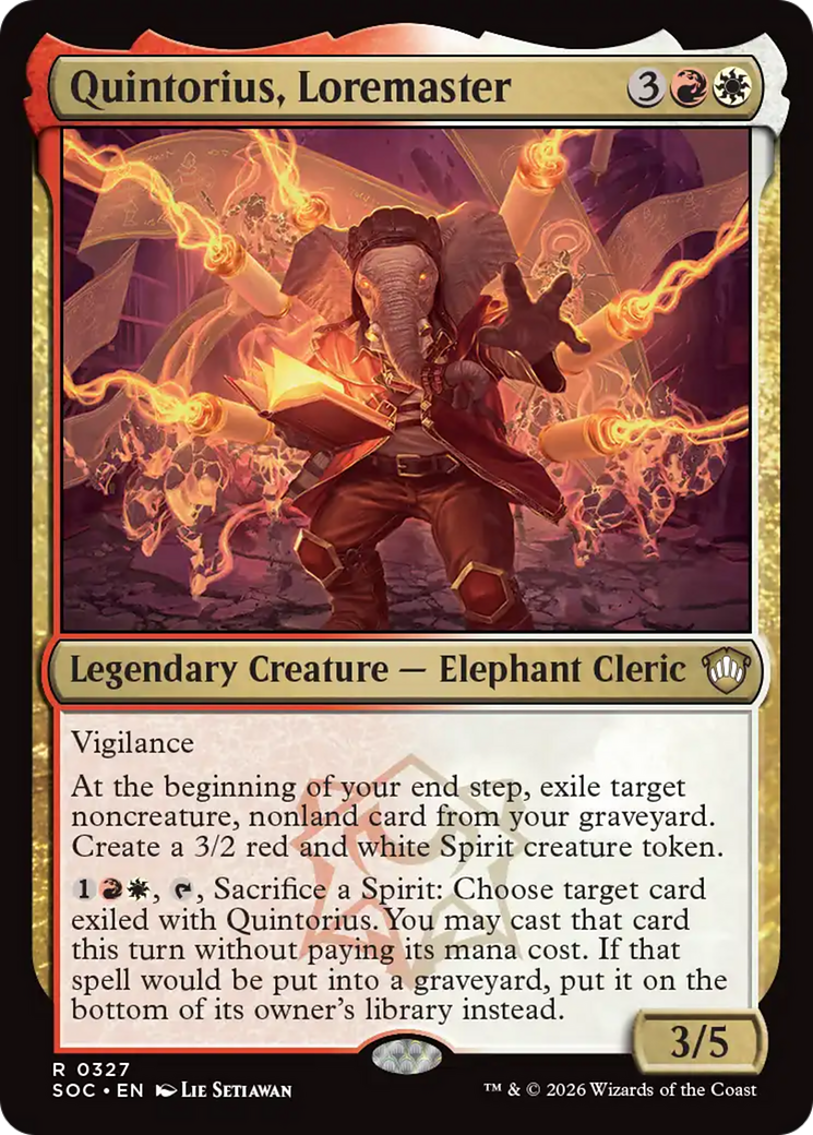 Quintorius, Loremaster [SOC-327]