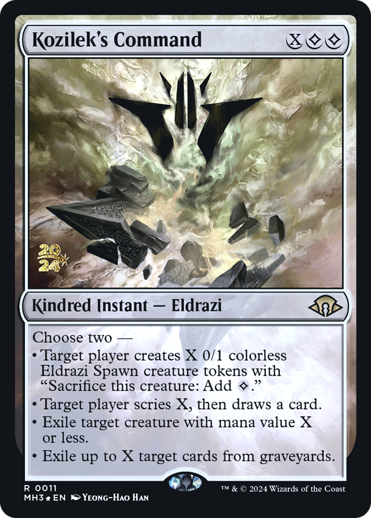 Kozilek's Command - Prerelease Promo [PMH3-11s]