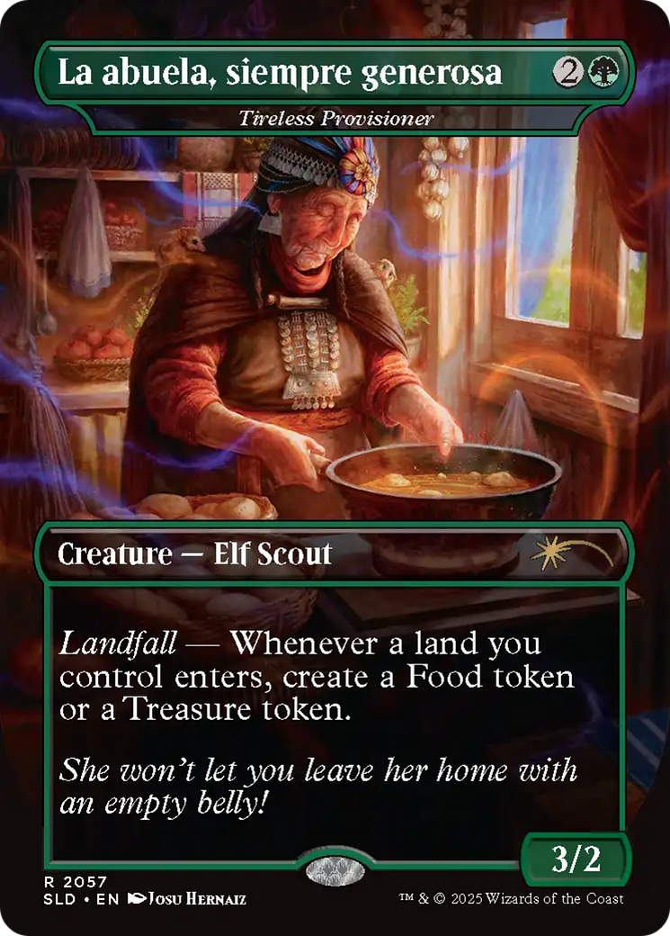 Tireless Provisioner - Borderless - Full Art [SLD-2057]
