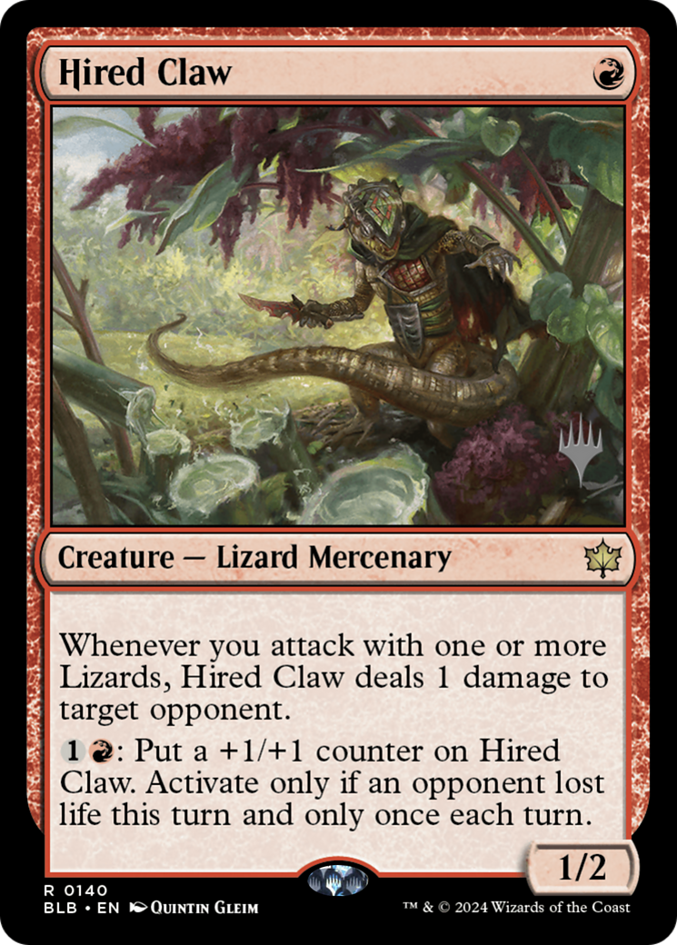 Hired Claw - Promo Pack [PBLB-140p]