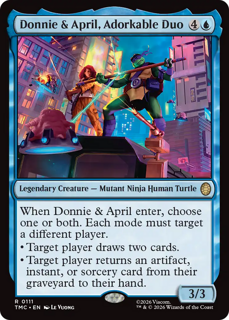 Donnie & April, Adorkable Duo [TMC-111]