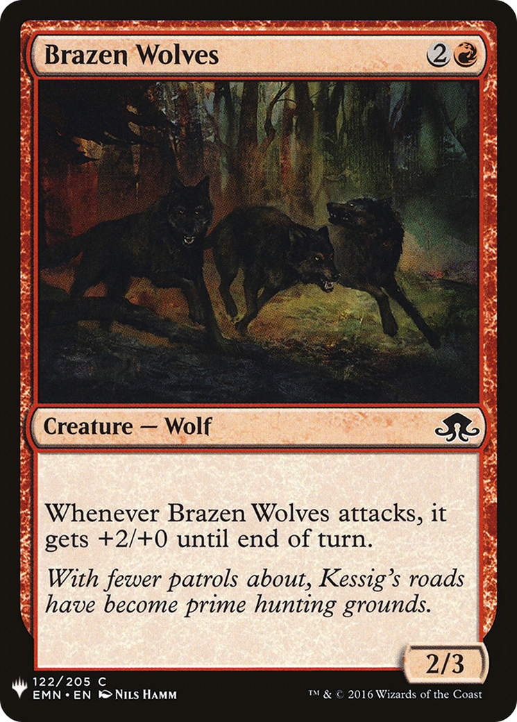 Brazen Wolves [PLST-EMN-122]