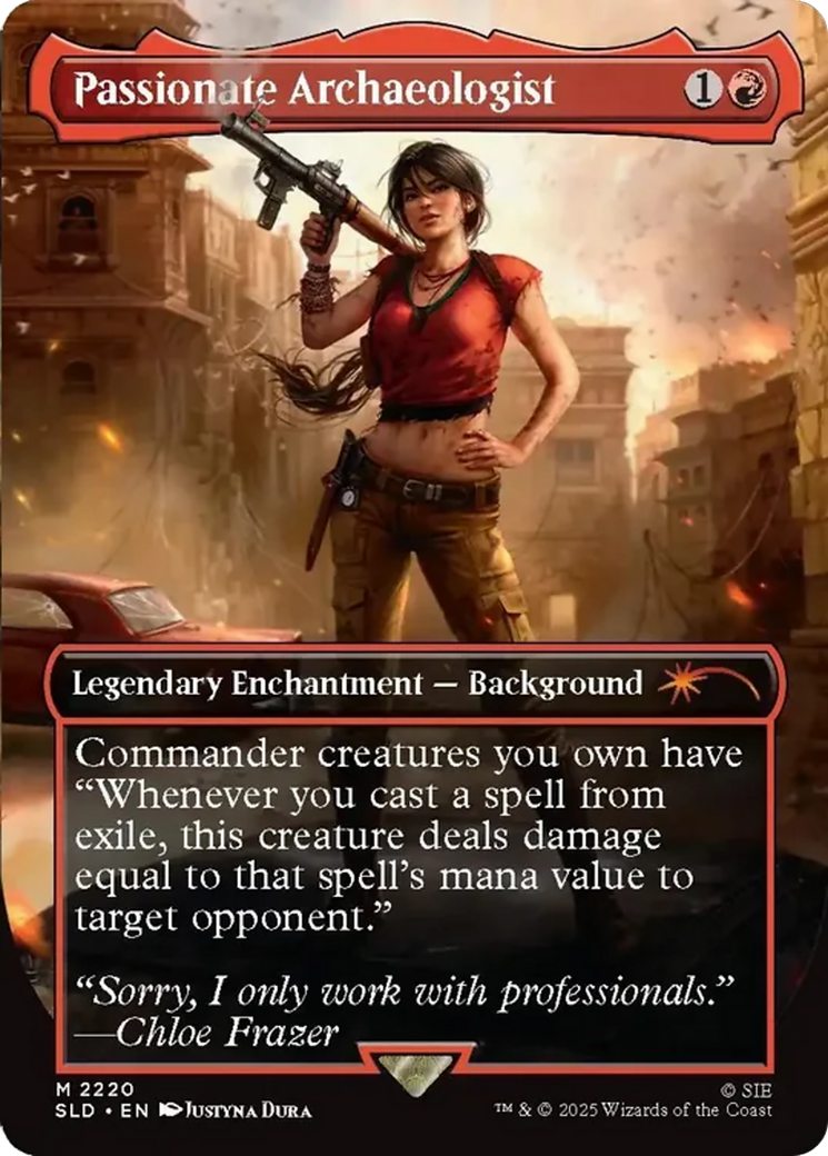 Passionate Archaeologist - Borderless - Full Art [SLD-2220]