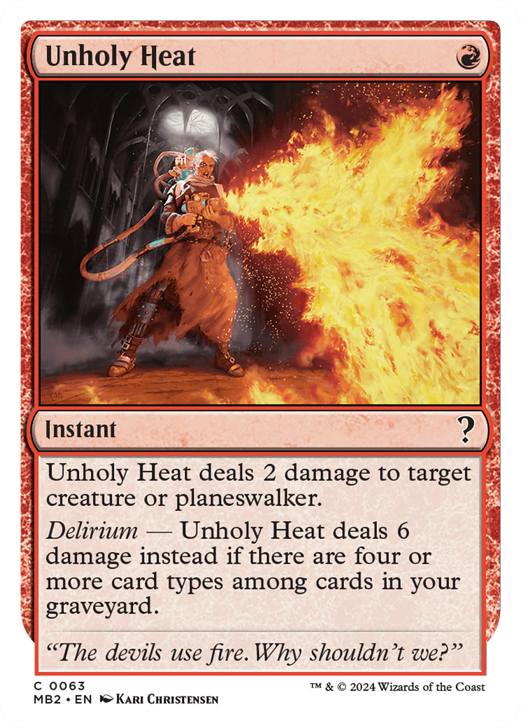 Unholy Heat [MB2-63]