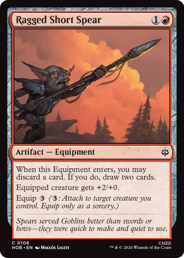 Ragged Short Spear [HOB-108]