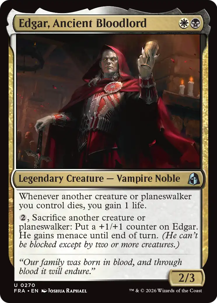 Edgar, Ancient Bloodlord [FRA-270]