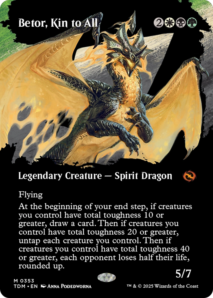 Betor, Kin to All - Borderless - Showcase - Full Art [TDM-353]