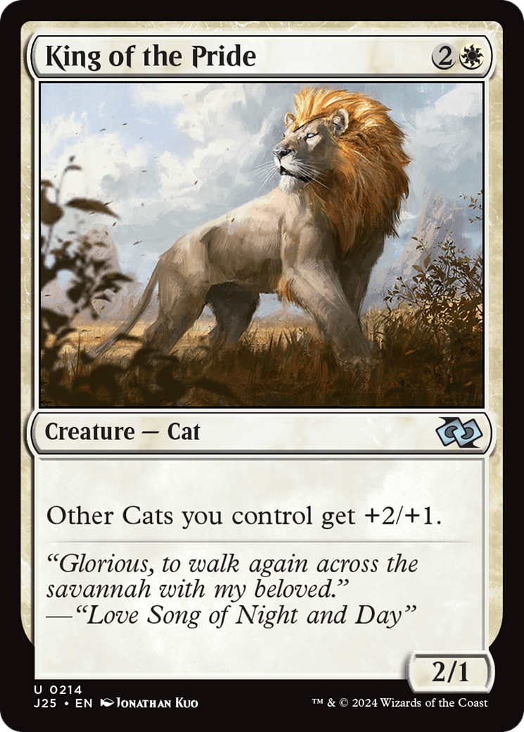 King of the Pride [J25-214]
