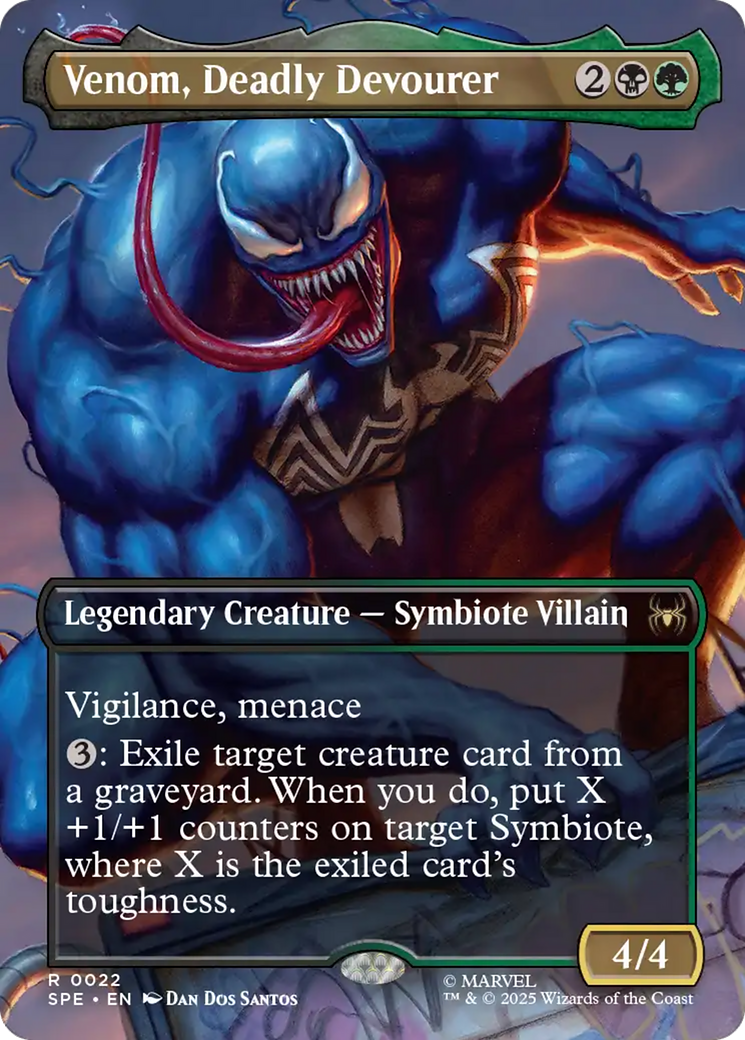 Venom, Deadly Devourer - Borderless - Full Art [SPE-22]