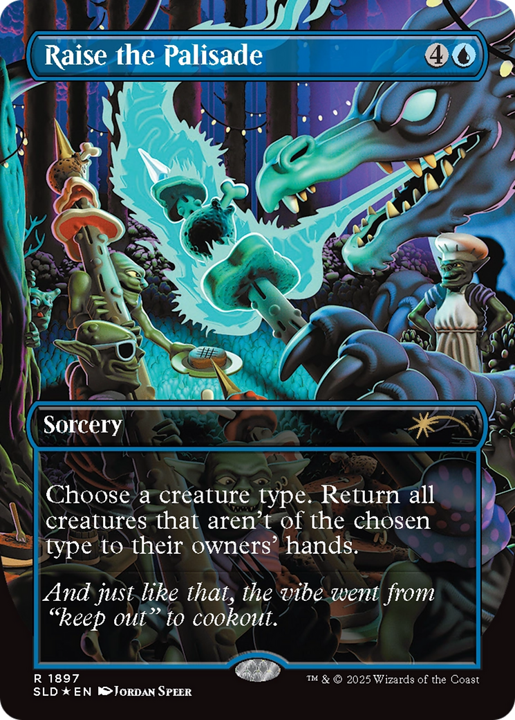 Raise the Palisade - Borderless - Full Art [SLD-1897]