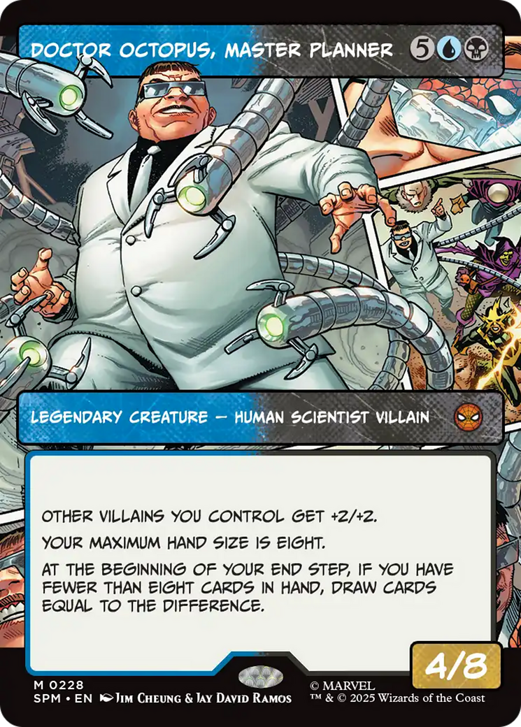 Doctor Octopus, Master Planner - Borderless - Showcase - Full Art [SPM-228]