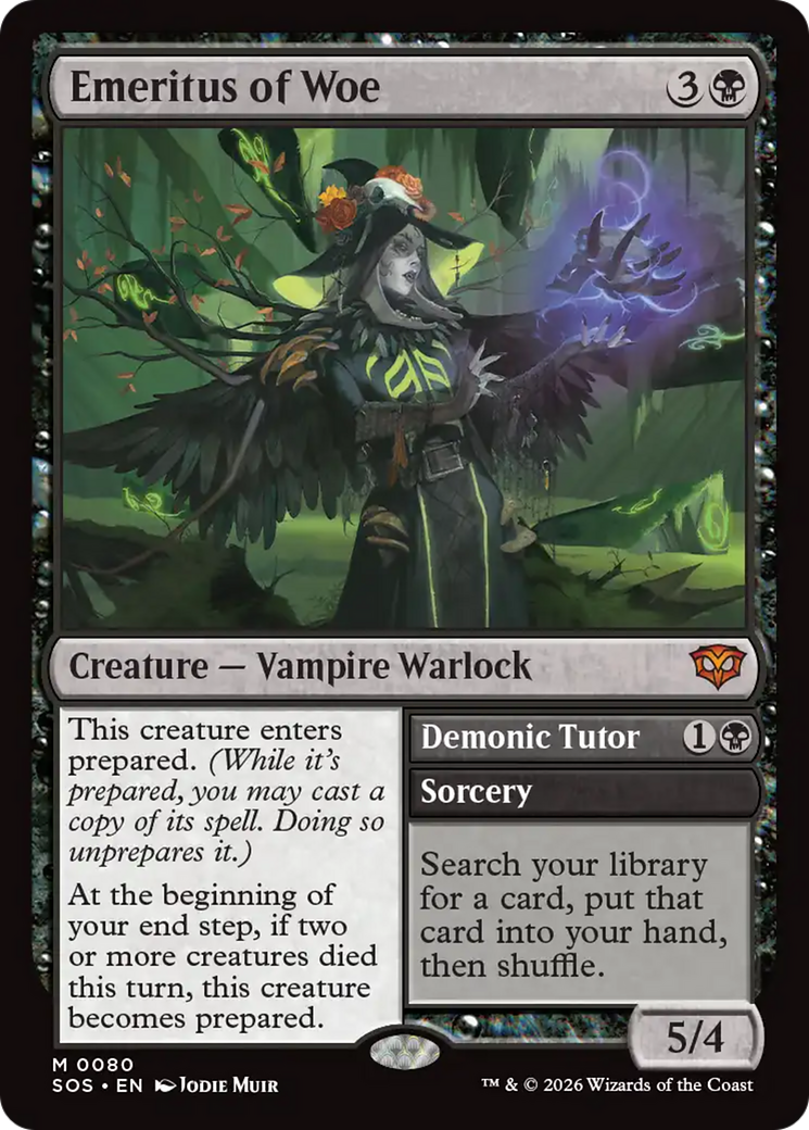 Emeritus of Woe // Demonic Tutor [SOS-80]