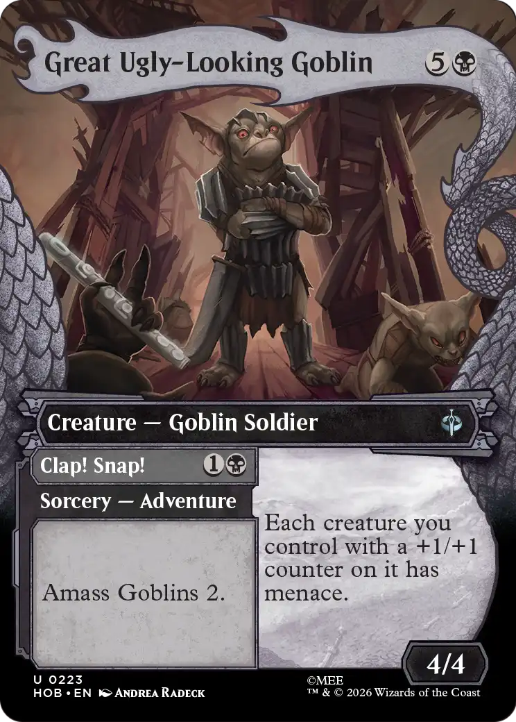 Great Ugly-Looking Goblin // Clap! Snap! [HOB-223]
