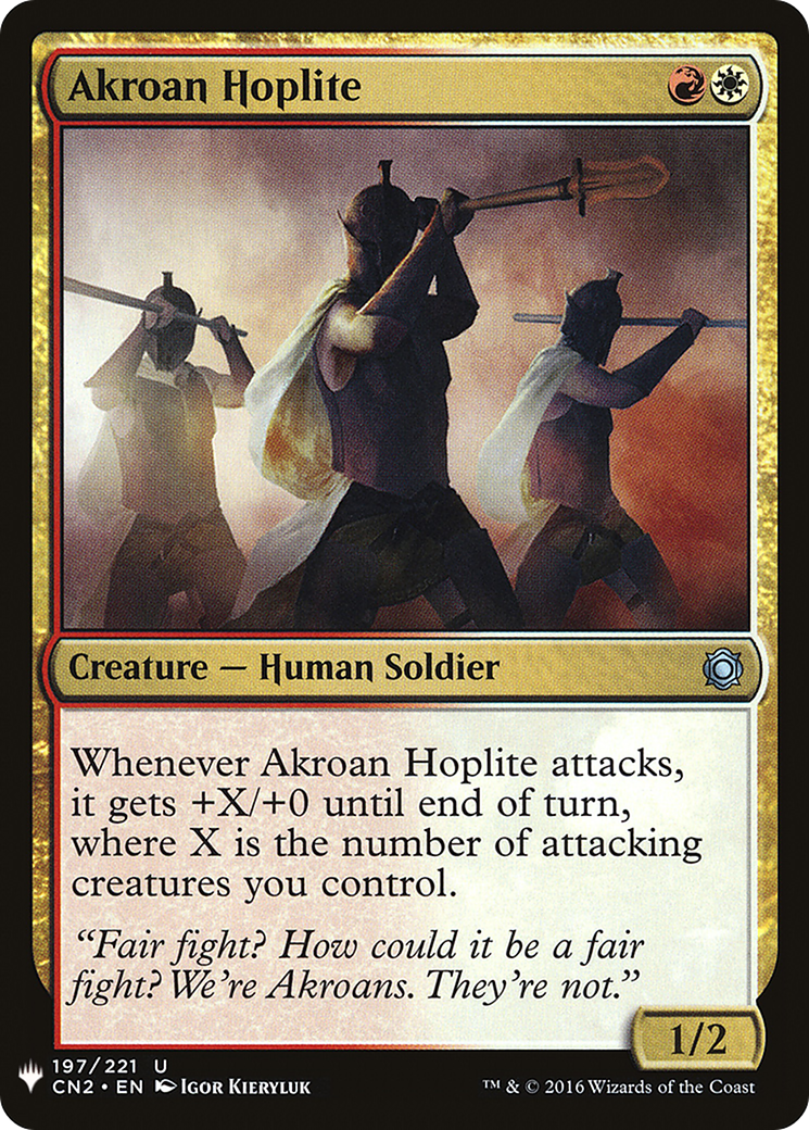 Akroan Hoplite [PLST-CN2-197]