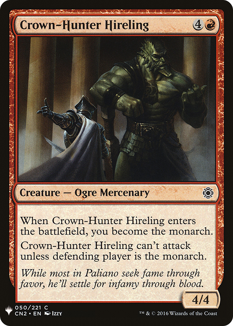 Crown-Hunter Hireling [PLST-CN2-50]