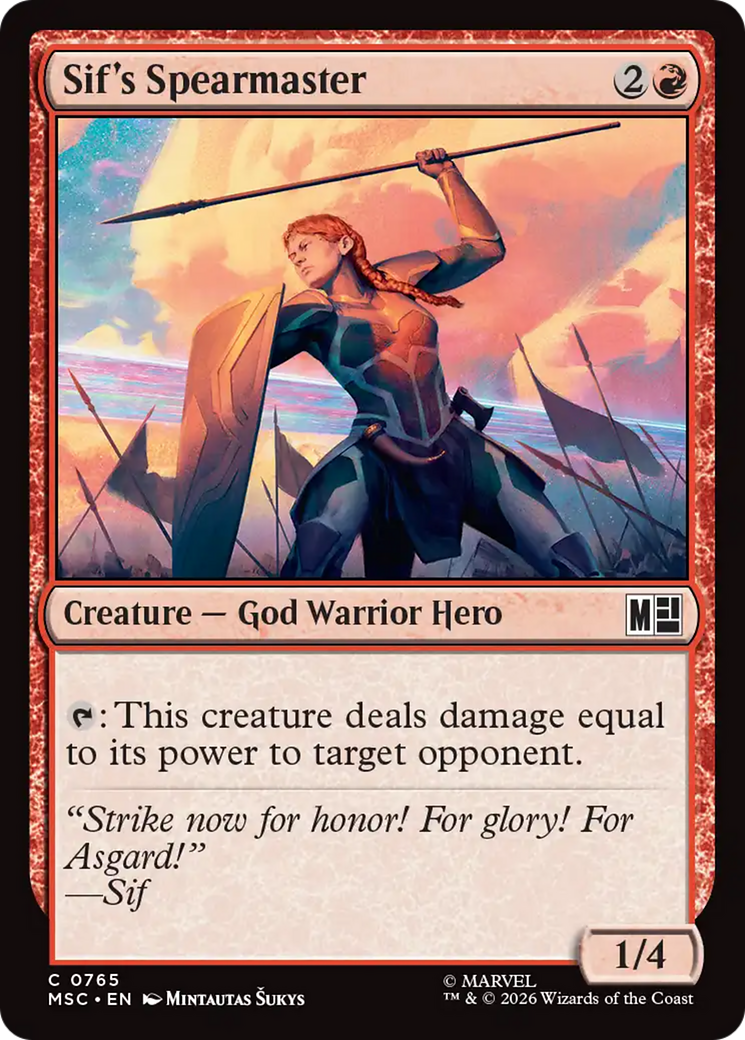 Sif's Spearmaster [MSC-765]