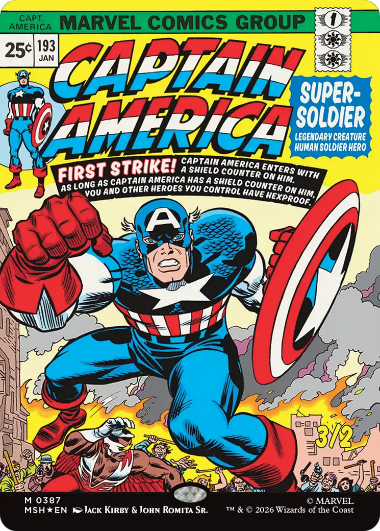Captain America, Super-Soldier - Borderless [MSH-387]