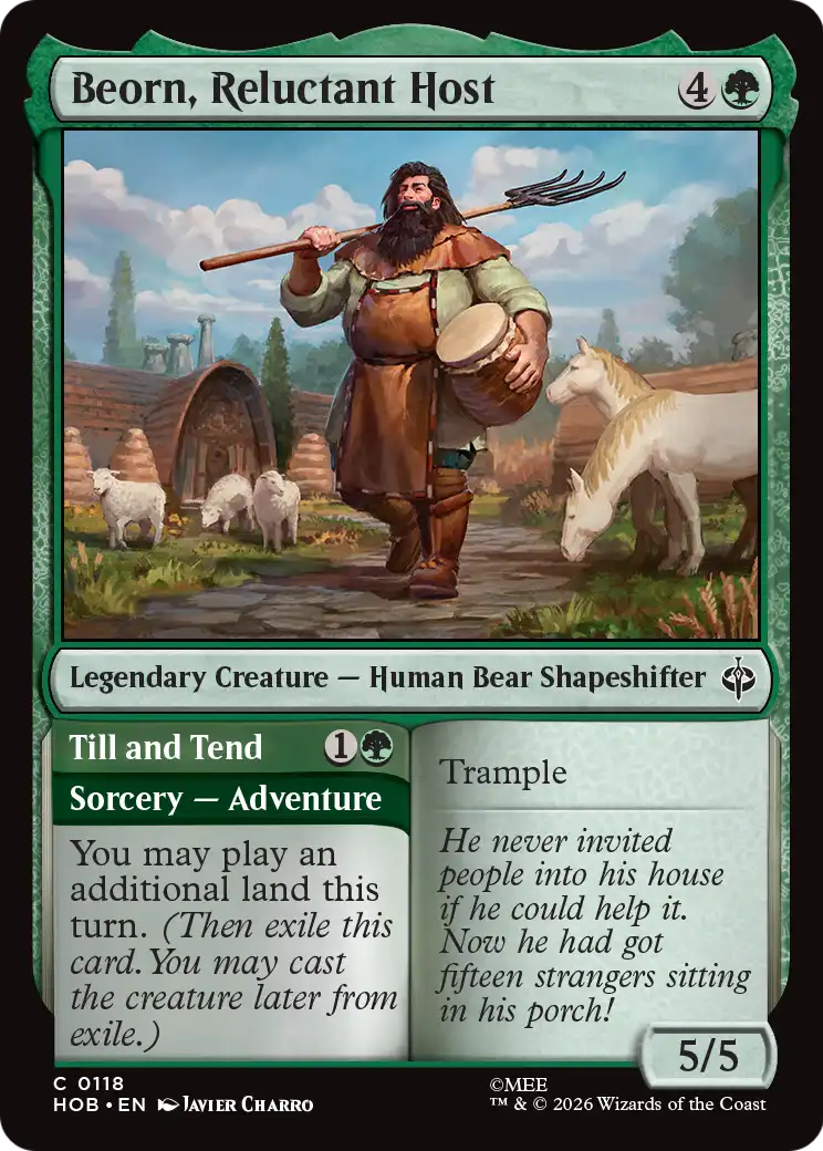 Beorn, Reluctant Host // Till and Tend [HOB-118]