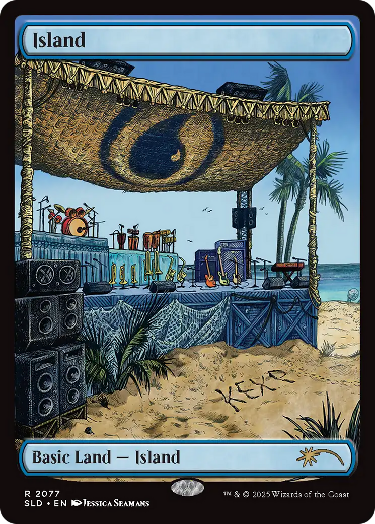 Island - Borderless - Full Art [SLD-2077]