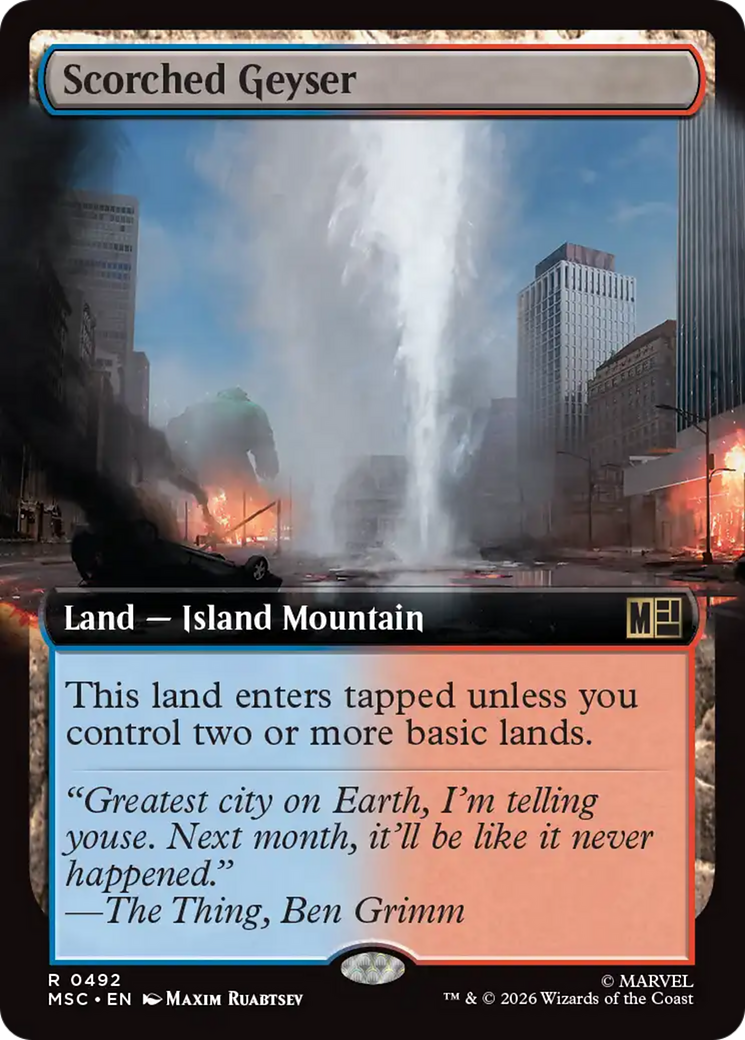 Scorched Geyser - Extended Art [MSC-492]