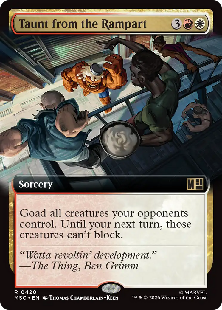 Taunt from the Rampart - Extended Art [MSC-420]