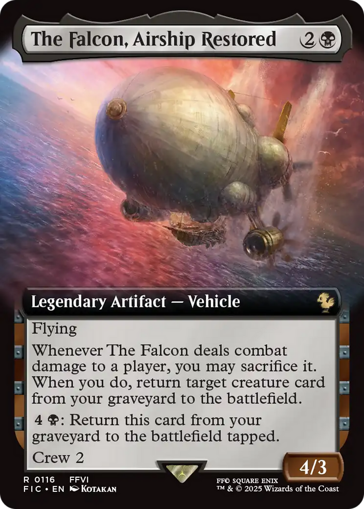 The Falcon, Airship Restored - Extended Art [FIC-116]
