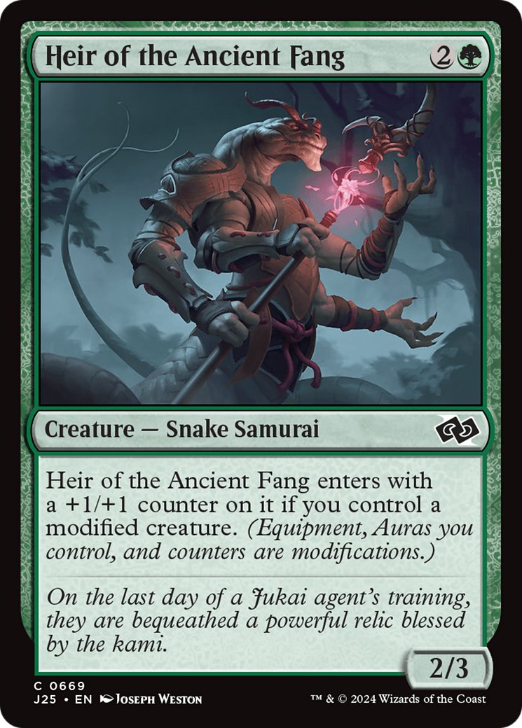 Heir of the Ancient Fang [J25-669]