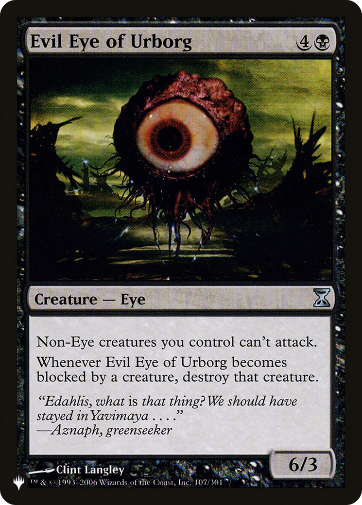 Evil Eye of Urborg [PLST-TSP-107]
