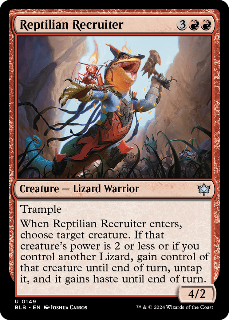 Reptilian Recruiter [BLB-149]