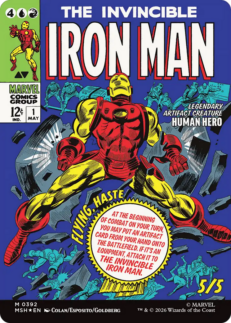 Tony Stark // The Invincible Iron Man - Borderless [MSH-392]