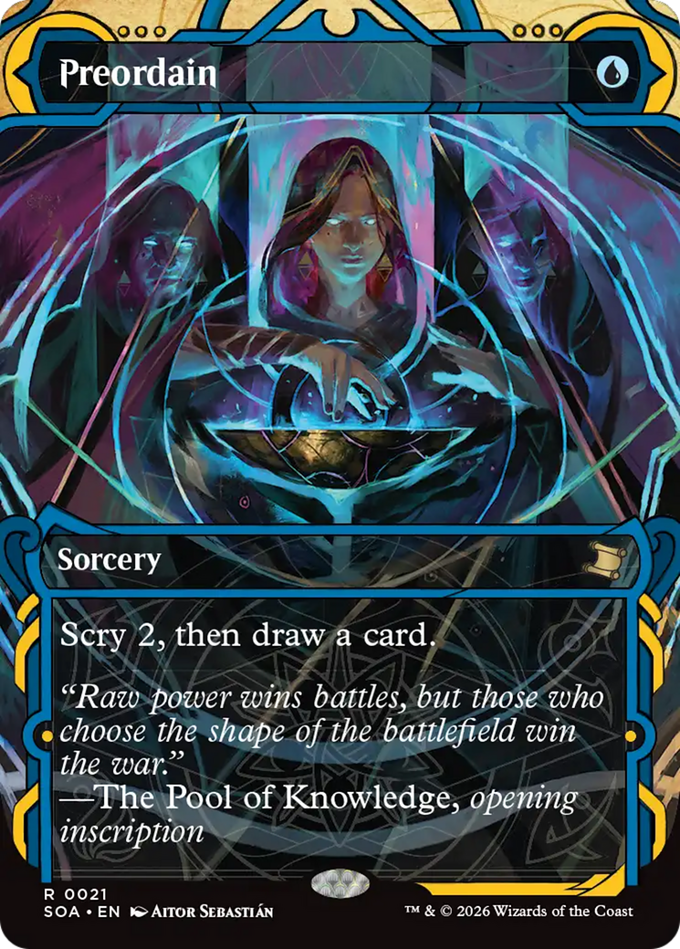 Preordain - Borderless - Showcase [SOA-21]