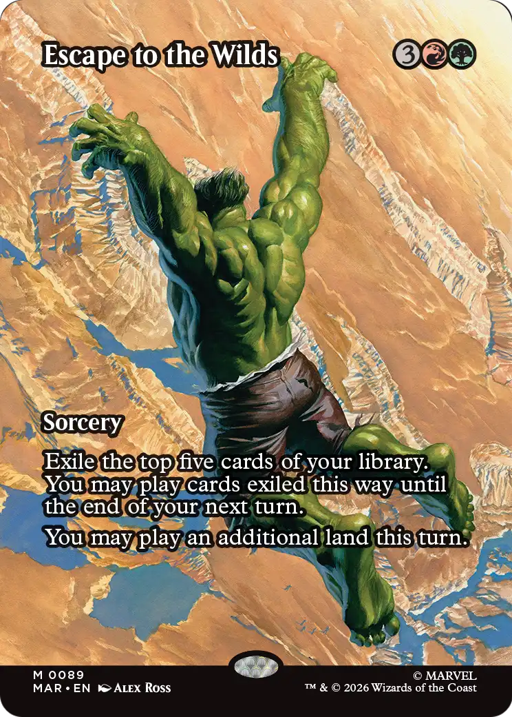 Escape to the Wilds - Borderless - Full Art [MAR-89]