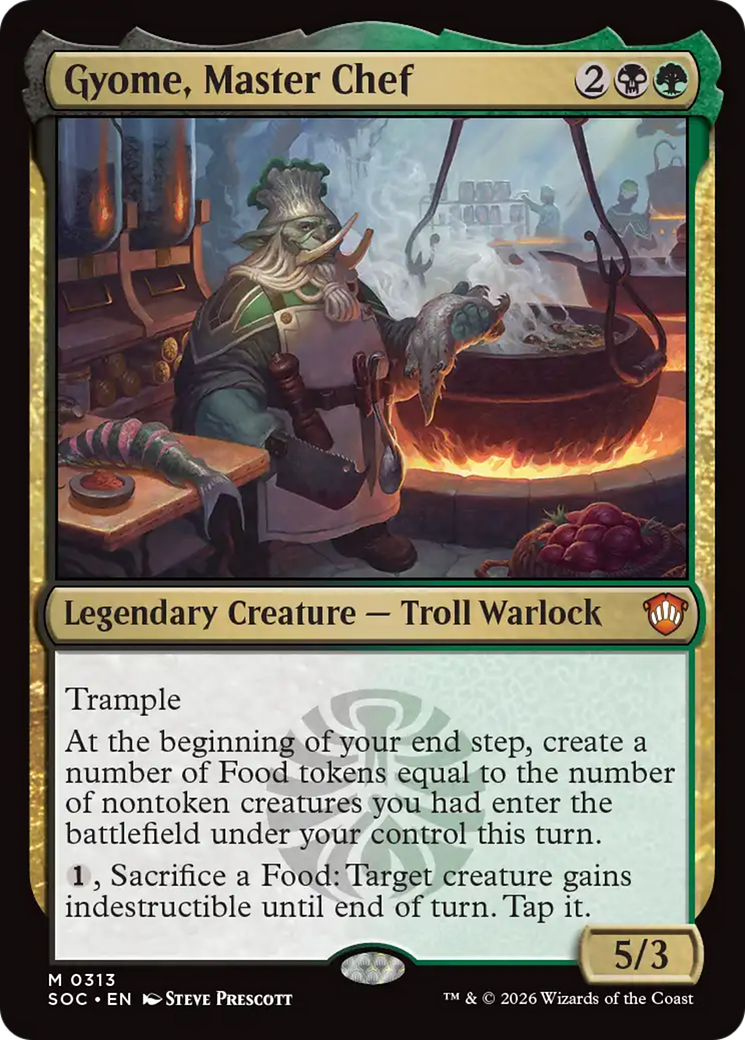 Gyome, Master Chef [SOC-313]