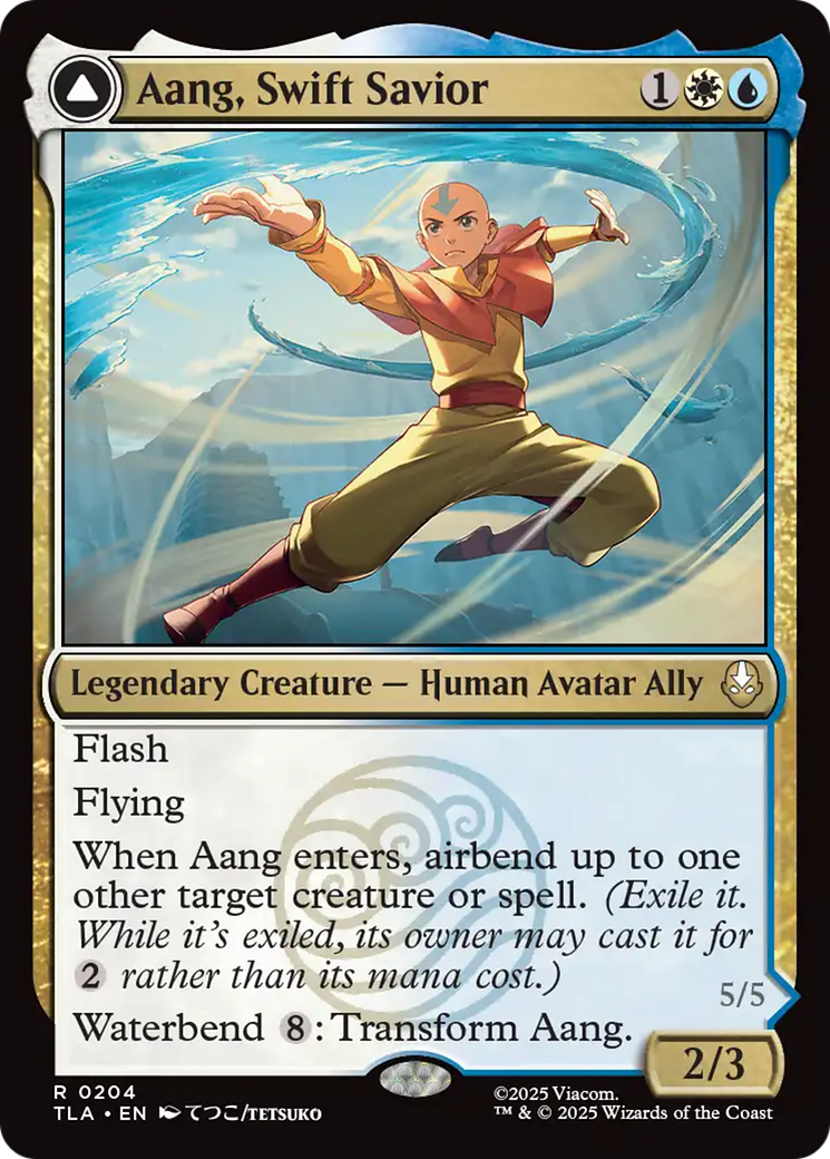 Aang, Swift Savior // Aang and La, Ocean's Fury [TLA-204]