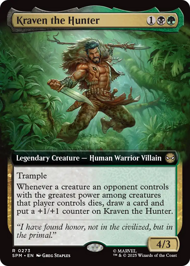 Kraven the Hunter - Extended Art [SPM-273]