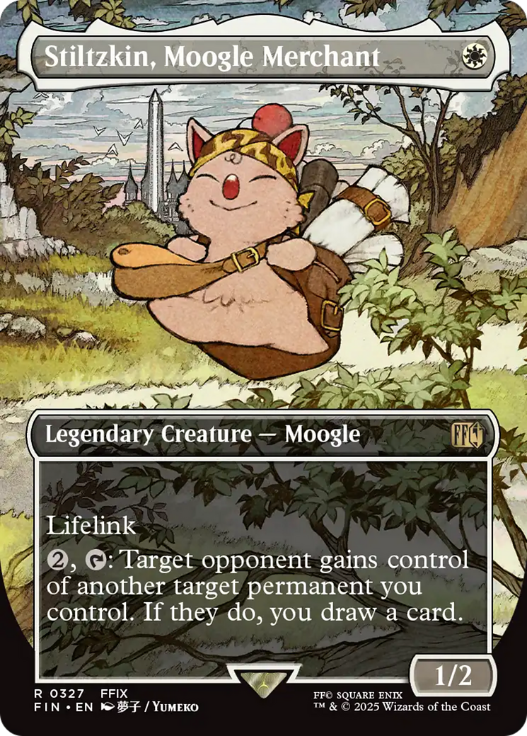 Stiltzkin, Moogle Merchant - Borderless - Full Art [FIN-327]